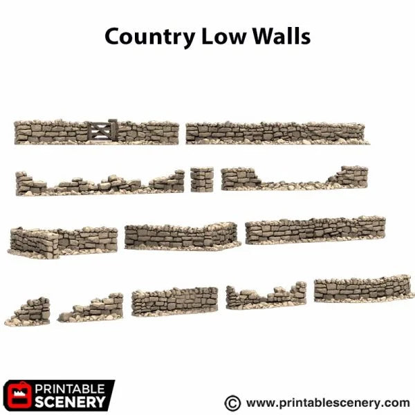 Country Low Walls