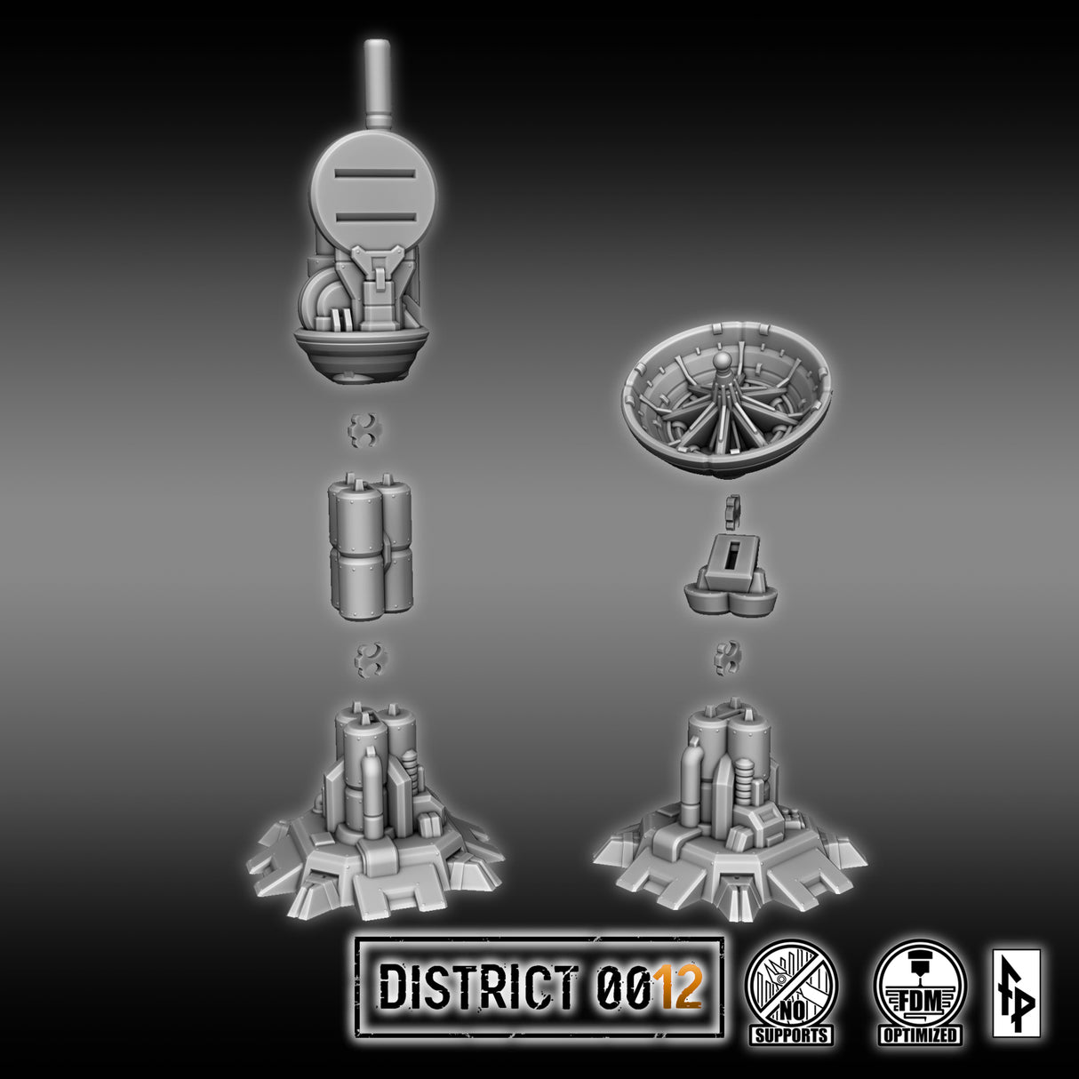 District 0012 Radio Towers