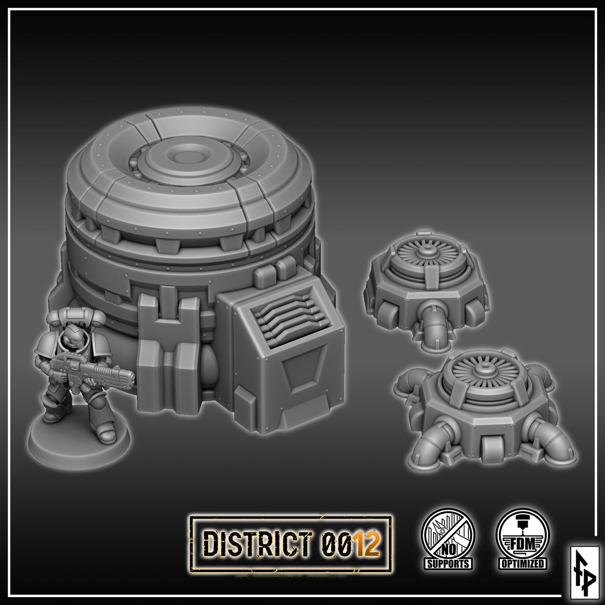 District 0012 Turbine Set